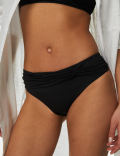 Twist Front High Leg Bikini Bottoms