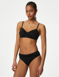 Twist Front High Leg Bikini Bottoms