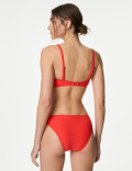 Textured Bandeau Bikini Top