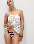 Printed Tie Side Bikini Bottoms