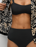Tummy Control High Waisted Bikini Bottoms
