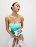 Ombre Bandeau Swimsuit