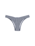 Gingham High Leg Bikini Bottoms