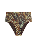 Tummy Control High Waisted High Leg Bikini Bottoms
