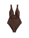 Tummy Control Deep Plunge Swimsuit