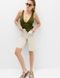 Tummy Control Deep Plunge Swimsuit