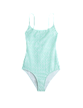 Printed Scoop Neck Swimsuit