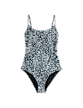 Printed Scoop Neck Swimsuit