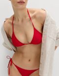 Padded Halterneck Triangle Bikini Top