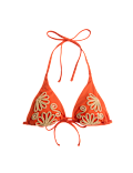 Cornelli Triangle Bikini Top