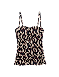 Tummy Control Printed Ruched Tankini