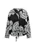 Pure Cotton Printed Button Through Beach Shirt