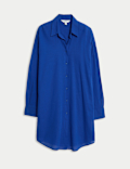 Pure Cotton Collared Beach Shirt