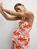 Pure Cotton Printed Crop Beach Top