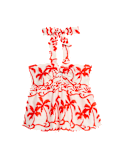 Pure Cotton Printed Crop Beach Top