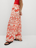 Pure Cotton Printed Beach Trousers