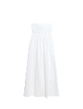 Seersucker Tie Back Maxi Beach Dress
