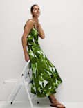 Pure Cotton Printed Strappy Vest