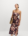 Pure Cotton Printed Cut Out Maxi Beach Dress