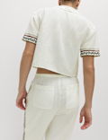 Linen Rich Beaded Tie Front Beach Shirt