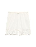 Pure Cotton Embroidered Beach Shorts
