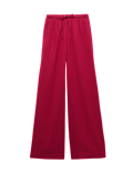 Cotton Rich Beach Trousers with Linen