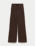 Cotton Rich Beach Trousers with Linen