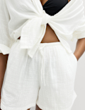 Pure Cotton Double Cloth Shorts