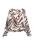 Pure Cotton Animal Print Beach Cover Up Shirt