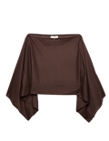 Pure Cotton Sheer Cape Top