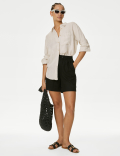 Pure Linen Oversized Shirt
