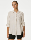 Pure Linen Oversized Shirt