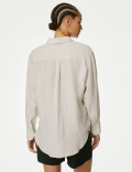 Pure Linen Oversized Shirt