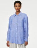 Pure Linen Oversized Shirt