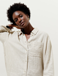 Pure Linen Oversized Shirt