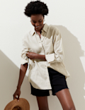 Pure Linen Oversized Shirt