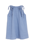 Pure Linen Tie Neck Sleeveless Cami Top