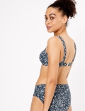 Ditsy Floral V Wire Bikini Top
