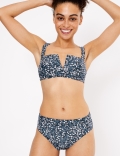 Ditsy Floral V Wire Bikini Top