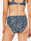 Ditsy Floral High Waisted Bikini Bottoms