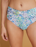 Ombre Pebble Roll Top Bikini Bottoms