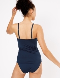 Tummy Control Bandeau Tankini Top