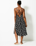 Spotted Slip Beach Dress