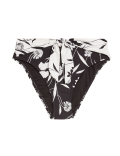 Floral High Waisted Bikini Bottoms