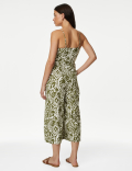 Linen Rich Printed Jumpsuit