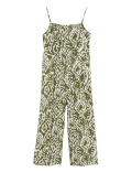 Linen Rich Printed Jumpsuit