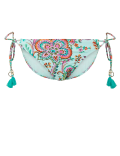 Paisley Print Tie Side Hipster Bikini Bottoms