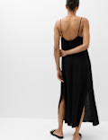 Strappy Tie Back Maxi Beach Dress