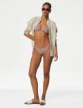 Printed Tie Side Bikini Bottoms