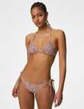 Printed Tie Side Bikini Bottoms